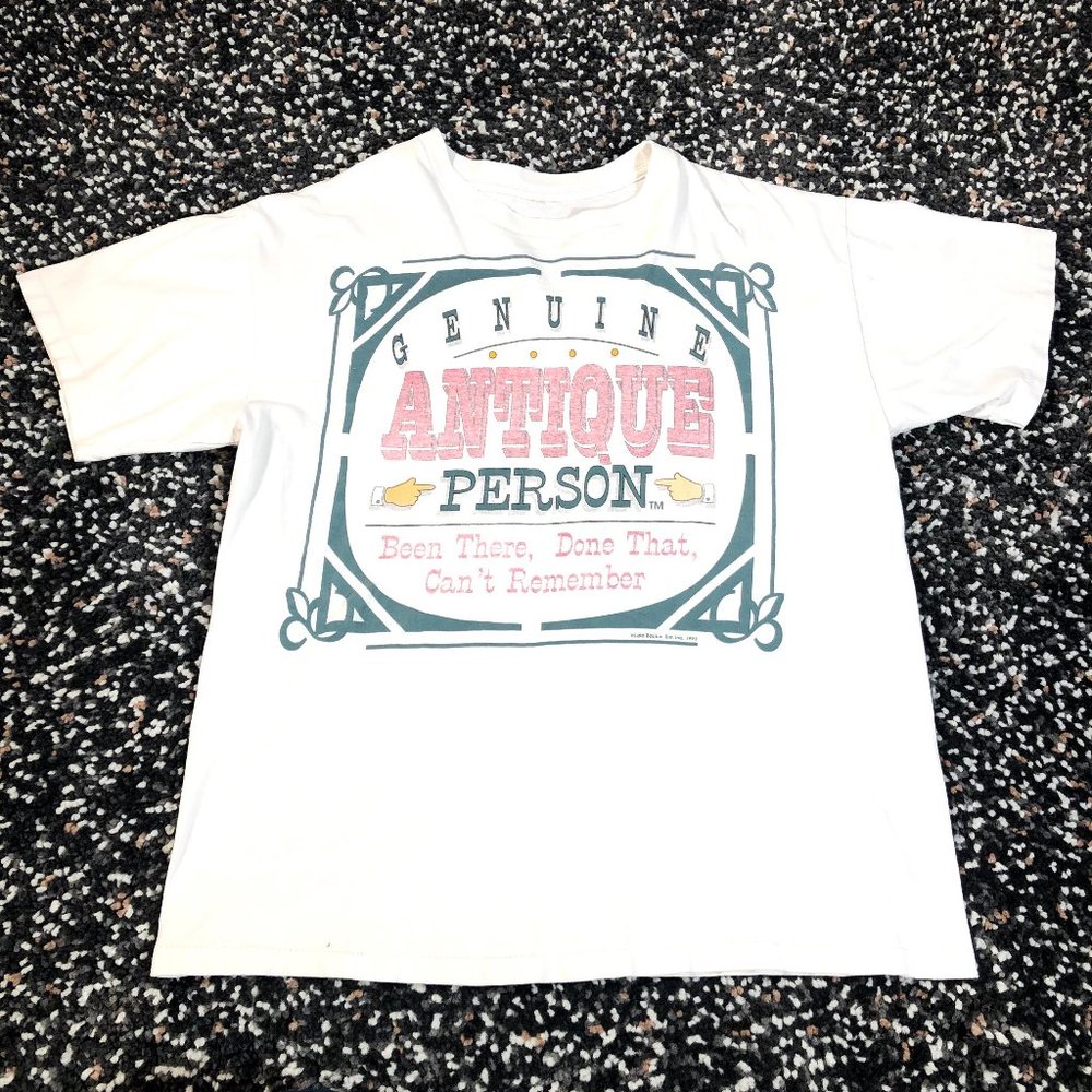 Vintage 90s Genuine Antique Person Tee Shirt